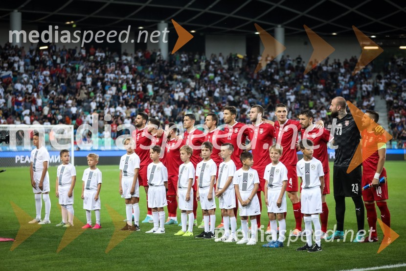 Nogometna tekma Slovenija-Srbija