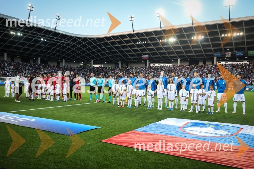 Nogometna tekma Slovenija-Srbija