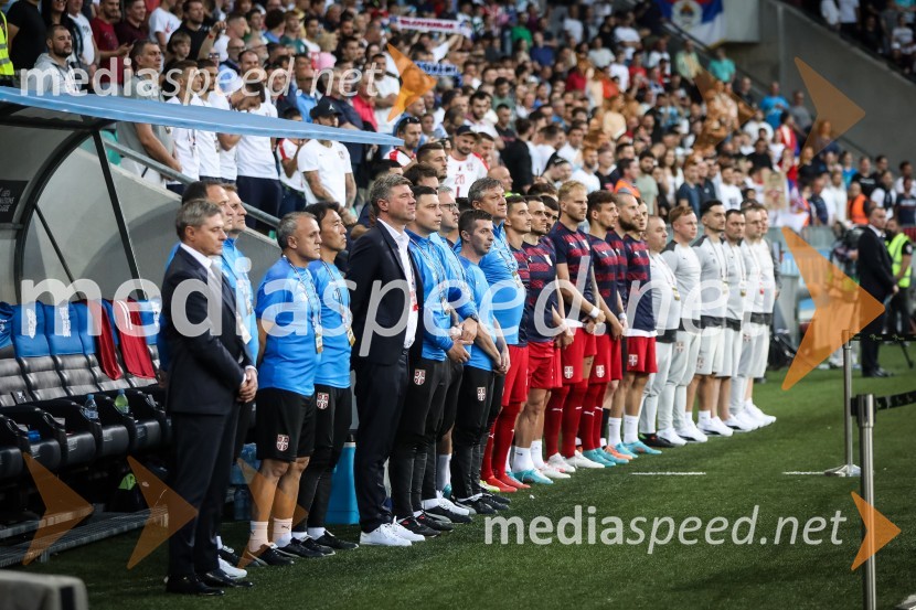 Nogometna tekma Slovenija-Srbija