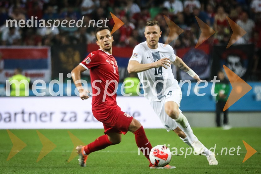  ... ;  Jasmin Kurtić, nogometaš, SpalNogometna tekma Slovenija-Srbija