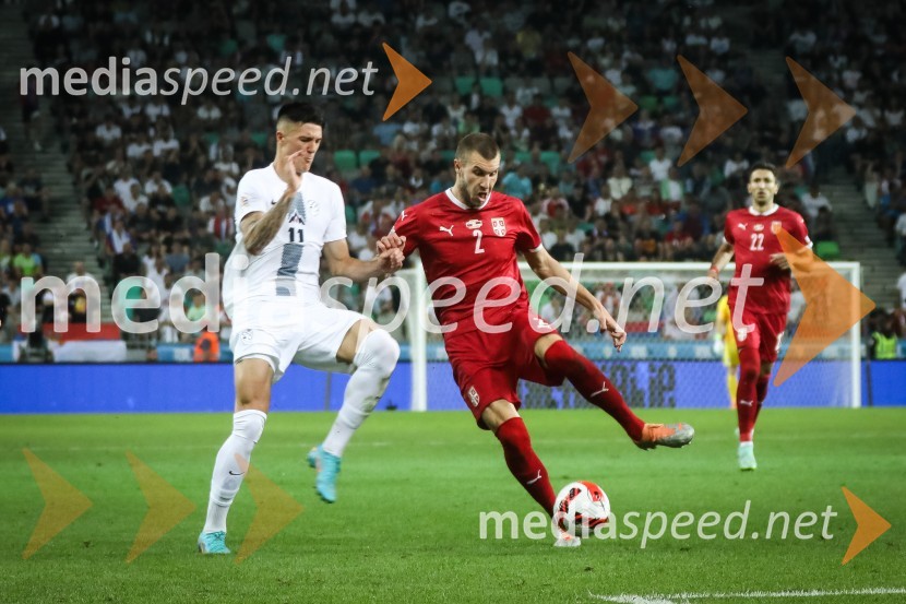  Benjamin Šeško, nogometaš;  ... Nogometna tekma Slovenija-Srbija