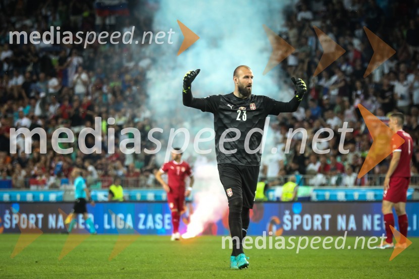 Nogometna tekma Slovenija-Srbija