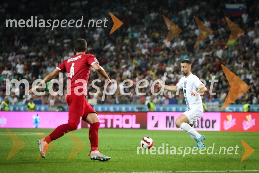  ... ;  Andraž Šporar, nogometaš, ŠK Slovan BratislavaNogometna tekma Slovenija-Srbija