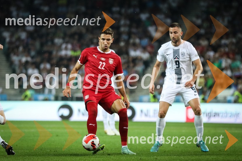  ... ;  Andraž Šporar, nogometaš, ŠK Slovan BratislavaNogometna tekma Slovenija-Srbija