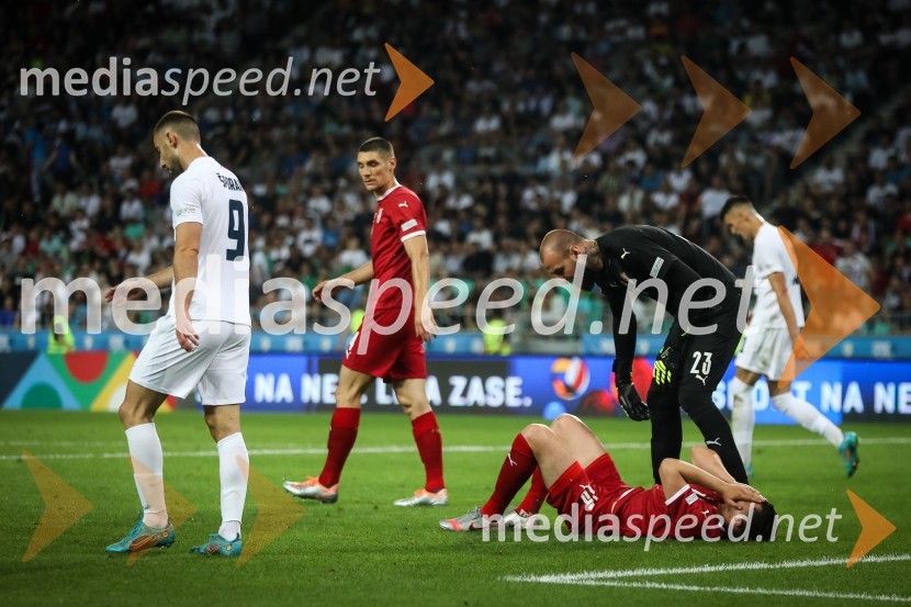  Andraž Šporar, nogometaš, ŠK Slovan Bratislava;  ... ;  ... ;  ... Nogometna tekma Slovenija-Srbija