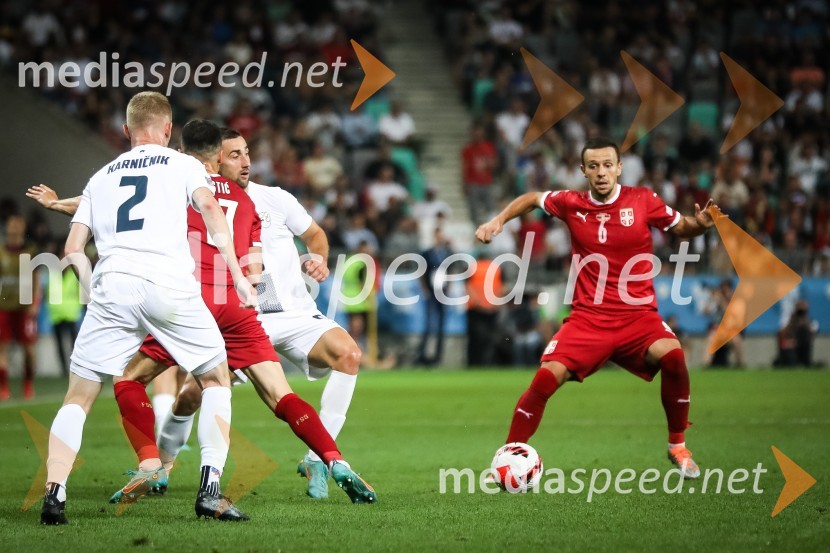  Žan  Karničnik, nogometaš;  Andraž Šporar, nogometaš, ŠK Slovan Bratislava;  ... Nogometna tekma Slovenija-Srbija