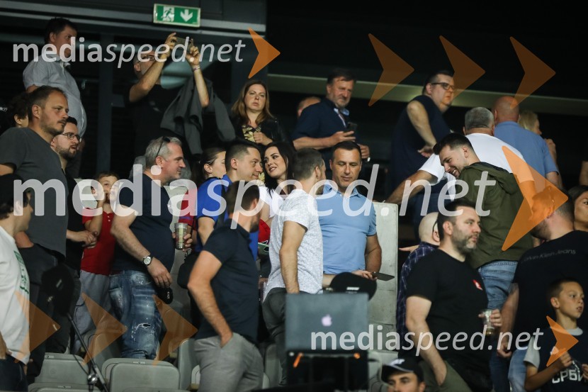  Goran Dragić, košarkar;  Luka  Dončić, košarkarNogometna tekma Slovenija-Srbija