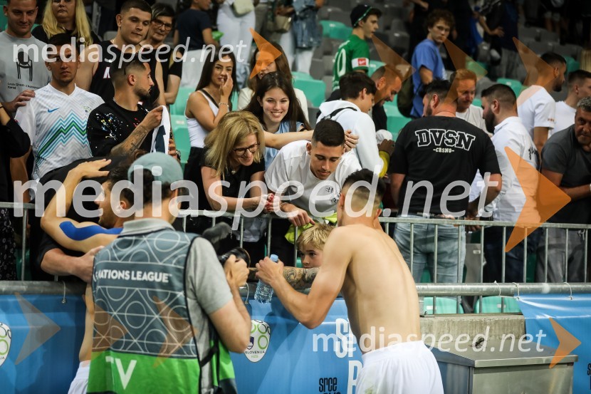 Nogometna tekma Slovenija-Srbija