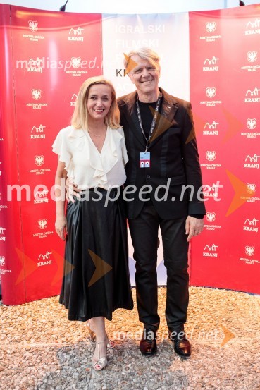  Nataša Bučar, direktorica, Slovenski filmski center;  Branko Završan, igralecFilmski festival Krafft 2022, otvoritev