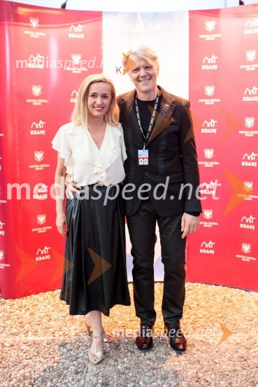  Nataša Bučar, direktorica, Slovenski filmski center;  Branko Završan, igralecFilmski festival Krafft 2022, otvoritev