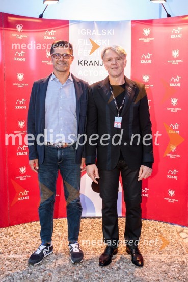  Matjaž Rakovec, župan Mestne občine Kranj;  Branko Završan, igralecFilmski festival Krafft 2022, otvoritev