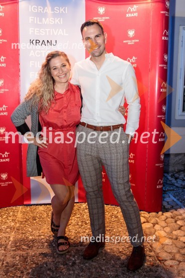  Lucija Velkavrh, plesalka, koreografinja;  Matevž Česen, poklicni plesalec, koreograf, trener športnega plesa, plesni sodnik Filmski festival Krafft 2022, otvoritev