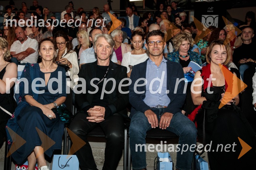  ... ;  Branko Završan, igralec;  Matjaž Rakovec, župan Mestne občine Kranj;  Kim Komljanec, igralkaFilmski festival Krafft 2022, otvoritev