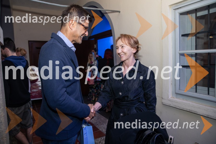  Matjaž Rakovec, župan Mestne občine Kranj;  Silva Čušin Povše, dramska igralkaFilmski festival Krafft 2022, otvoritev