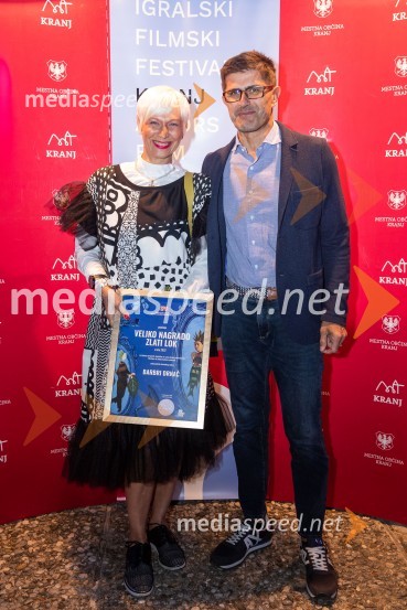  Barbra Drnač, plesalka;  Matjaž Rakovec, župan Mestne občine KranjFilmski festival Krafft 2022, otvoritev