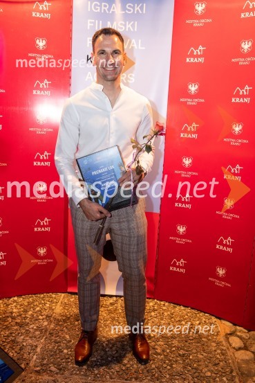  Matevž Česen, poklicni plesalec, koreograf, trener športnega plesa, plesni sodnik Filmski festival Krafft 2022, otvoritev