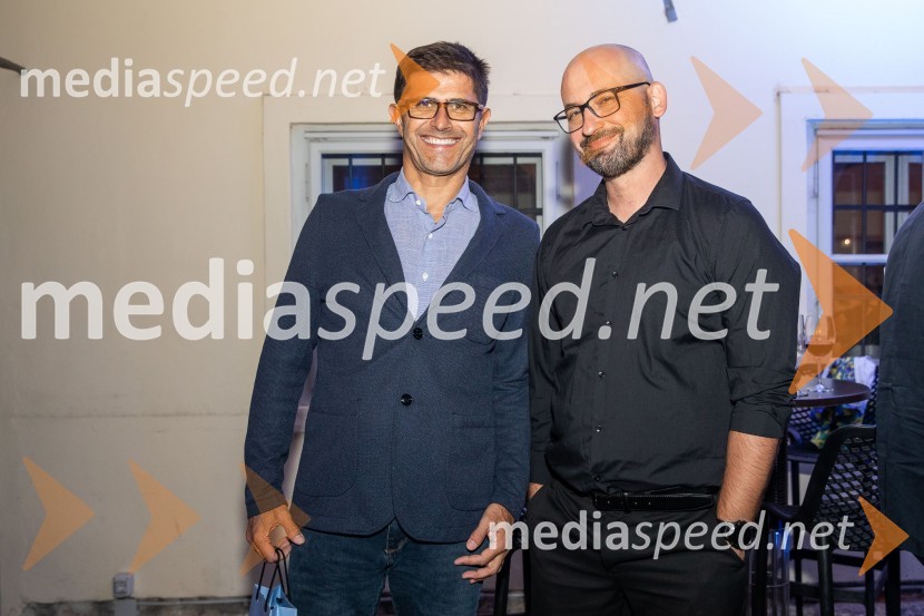  Matjaž Rakovec, župan Mestne občine Kranj;  Srečko Štagar, ZTKKFilmski festival Krafft 2022, otvoritev