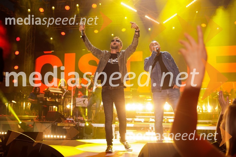 dr. Tone Kregar, zgodovinar, pevec Mi2, direktor Muzeja novejše zgodovine Celje;  Jernej Dirnbek - Dimek, skupina MI2Val 202, veliki koncert ob 50. obletnici