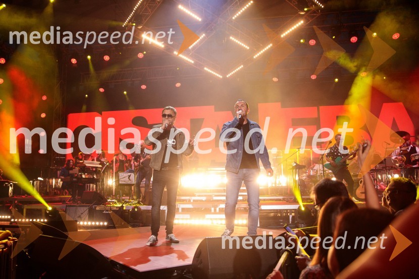 dr. Tone Kregar, zgodovinar, pevec Mi2, direktor Muzeja novejše zgodovine Celje;  Jernej Dirnbek - Dimek, skupina MI2Val 202, veliki koncert ob 50. obletnici