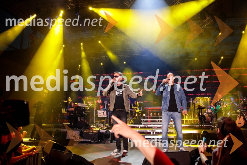 dr. Tone Kregar, zgodovinar, pevec Mi2, direktor Muzeja novejše zgodovine Celje;  Jernej Dirnbek - Dimek, skupina MI2Val 202, veliki koncert ob 50. obletnici