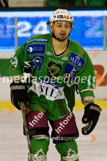 Brendan Yarema, hokejist Tilie OlimpijeHokej: Liga Ebel, 42. krog: Tilia Olimpija - Innsbruck