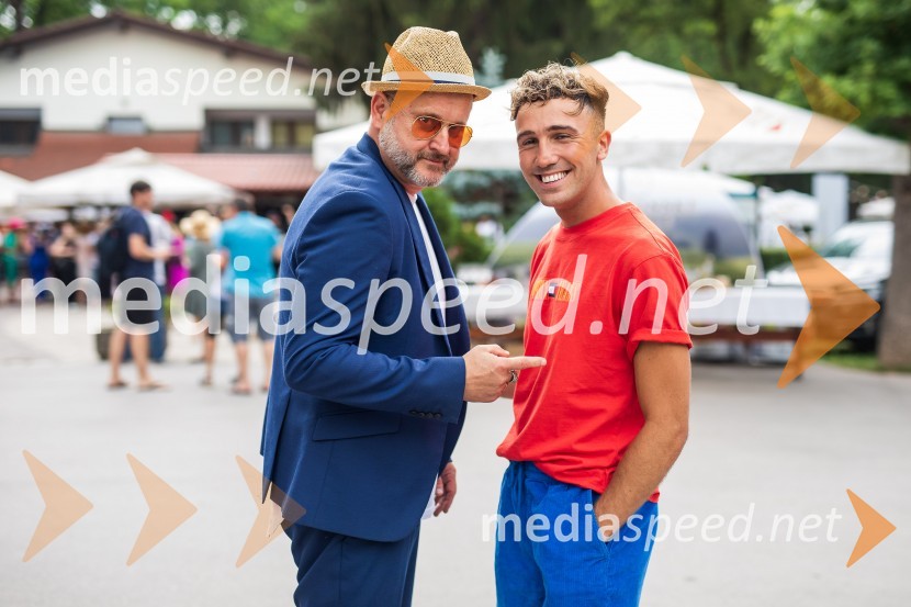  Miki Vlahović,  član skupine Victory;  David Amaro, pevecLady piknik pod klobuki 2022