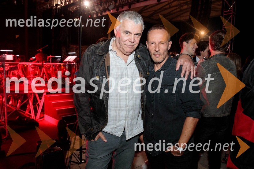  Zoran Predin, glasbenik;  Andrej  Karoli, radijski voditeljVal 202, veliki koncert ob 50. obletnici