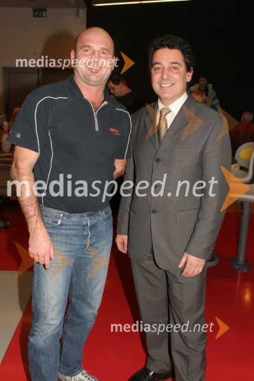 ... in Dušan Andre Kocman, župan občine KozjeBowling zvezd, finale Planet Tuš Celje