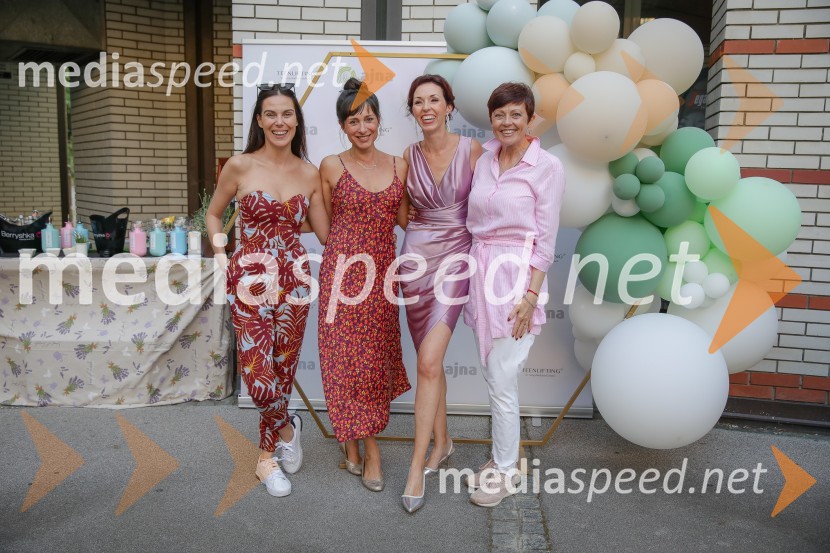  Ula  Furlan, igralka, voditeljica, vodja stikov z javnostmi Kina Šiška;  Tina Gorenjak, igralka;  Silvija Štrukelj, lastnica kozmetičnega salona Ajna;  Saša  Einsiedler, mentorica za uspehOtvoritev kozmetičnega salona Ajna