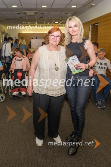  Milena Pivec, direktorica Založbe Pivec;  Lidija Šestak Zorić, predsednica društva Sonček MariborLeopoldove živahne tačke, predstavitev knjige Luke Prosnika