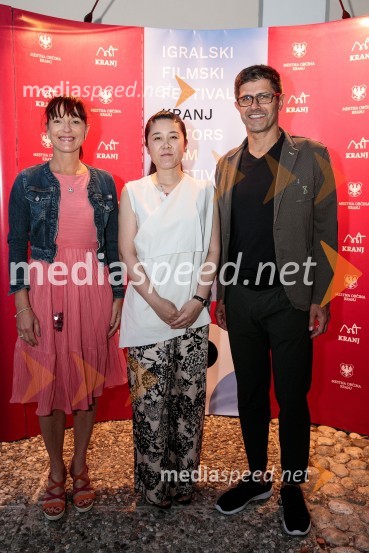  Urša Manček Rakovec, marketing, RTV Slovenija;  ... ;  Matjaž Rakovec, župan Mestne občine KranjFilmski festival Krafft, zaključek