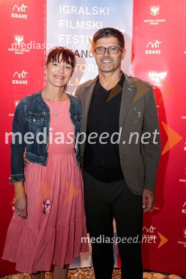  Urša Manček Rakovec, marketing, RTV Slovenija;  Matjaž Rakovec, župan Mestne občine KranjFilmski festival Krafft, zaključek