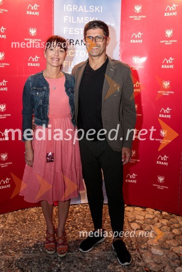  Urša Manček Rakovec, marketing, RTV Slovenija;  Matjaž Rakovec, župan Mestne občine KranjFilmski festival Krafft, zaključek