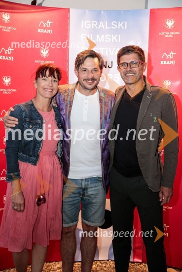  Urša Manček Rakovec, marketing, RTV Slovenija;  ... ;  Matjaž Rakovec, župan Mestne občine KranjFilmski festival Krafft, zaključek