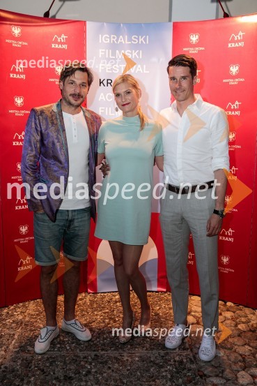  Anže Zevnik, igralec;  Ana Černe;  Janez Černe, podžupan Mestne občine KranjFilmski festival Krafft, zaključek