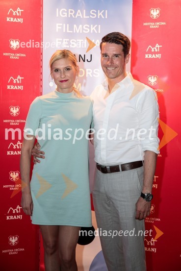  Ana Černe;  Janez Černe, podžupan Mestne občine KranjFilmski festival Krafft, zaključek