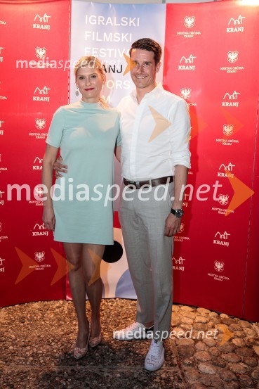  Ana Černe;  Janez Černe, podžupan Mestne občine KranjFilmski festival Krafft, zaključek