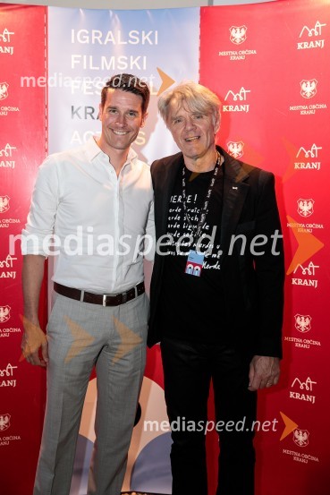  Janez Černe, podžupan Mestne občine Kranj;  Branko Završan, igralecFilmski festival Krafft, zaključek
