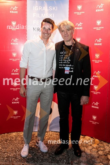  Janez Černe, podžupan Mestne občine Kranj;  Branko Završan, igralecFilmski festival Krafft, zaključek