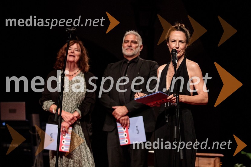  Marijana Brecelj, igralka;  Sebastian Cavazza, dramski in filmski igralec;  Valentina Carnelutti, igralkaFilmski festival Krafft, zaključek