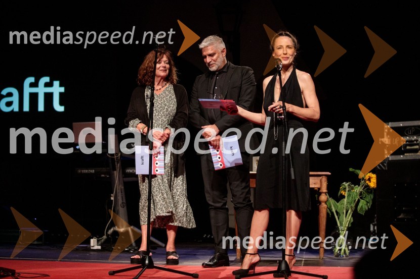  Marijana Brecelj, igralka;  Sebastian Cavazza, dramski in filmski igralec;  Valentina Carnelutti, igralkaFilmski festival Krafft, zaključek