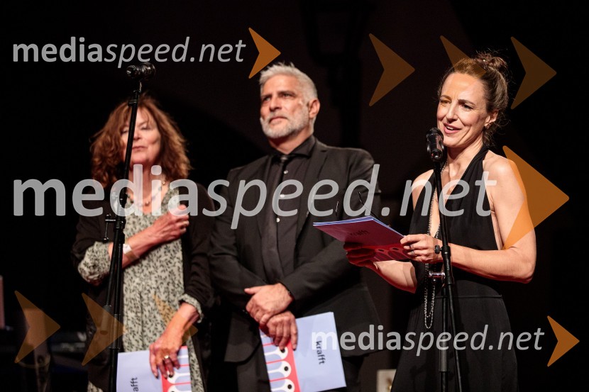  Marijana Brecelj, igralka;  Sebastian Cavazza, dramski in filmski igralec;  Valentina Carnelutti, igralkaFilmski festival Krafft, zaključek