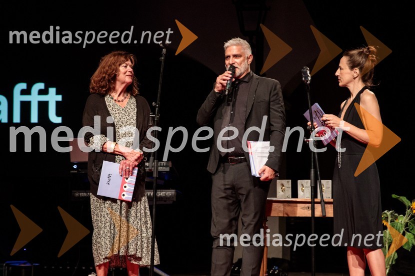  Marijana Brecelj, igralka;  Sebastian Cavazza, dramski in filmski igralec;  Valentina Carnelutti, igralkaFilmski festival Krafft, zaključek