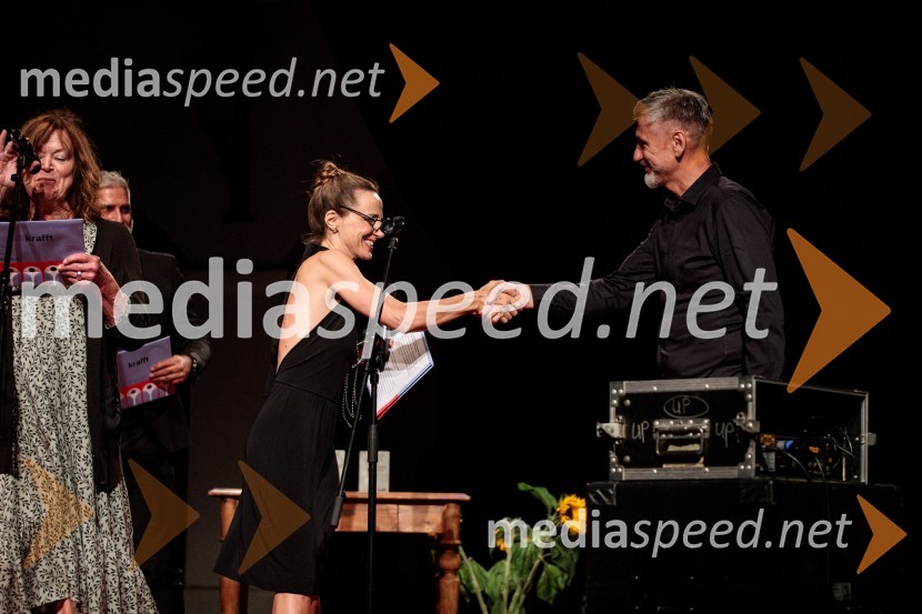  Valentina Carnelutti, igralka;  Radoš Bolčina, igralecFilmski festival Krafft, zaključek