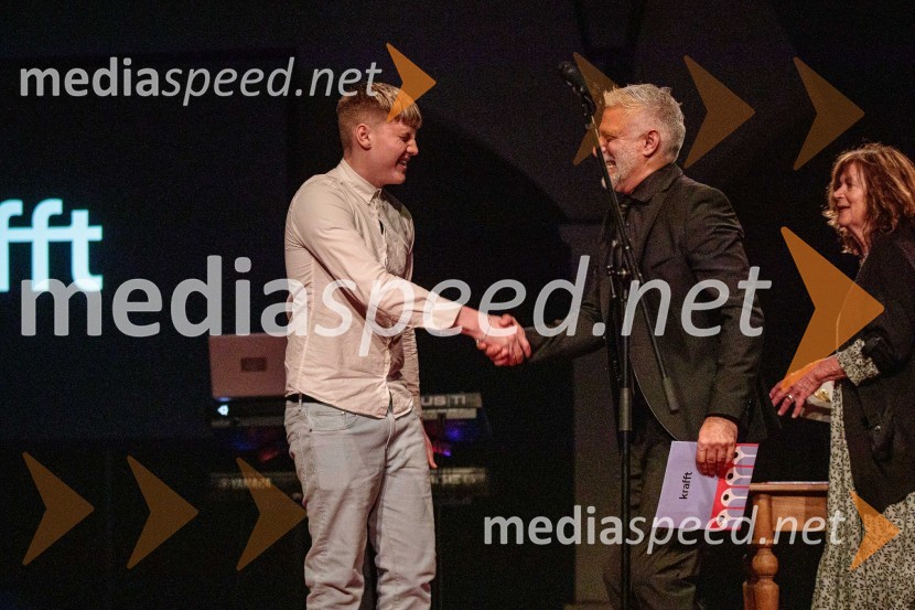  Viktor Benóný, igralec;  Sebastian Cavazza, dramski in filmski igralecFilmski festival Krafft, zaključek