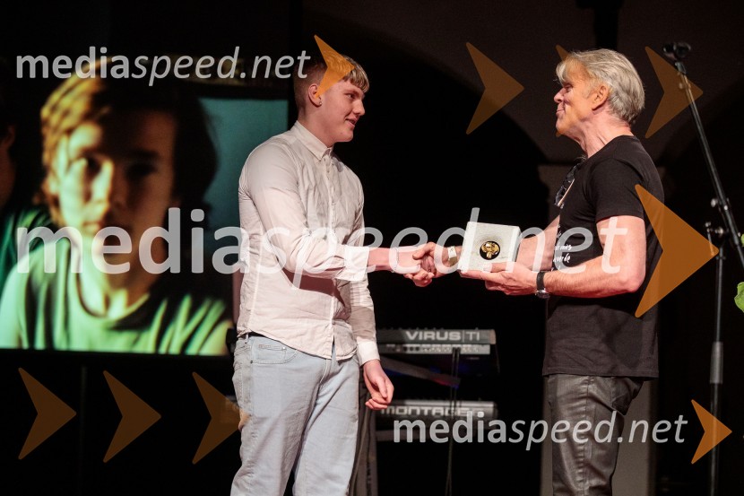  Viktor Benóný, igralec;  Branko Završan, igralecFilmski festival Krafft, zaključek