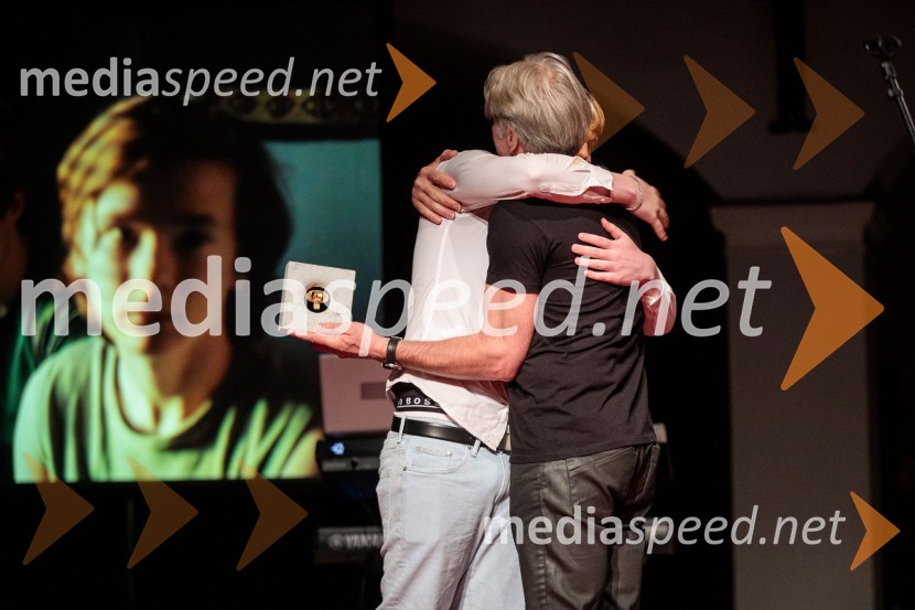  Viktor Benóný, igralec;  Branko Završan, igralecFilmski festival Krafft, zaključek