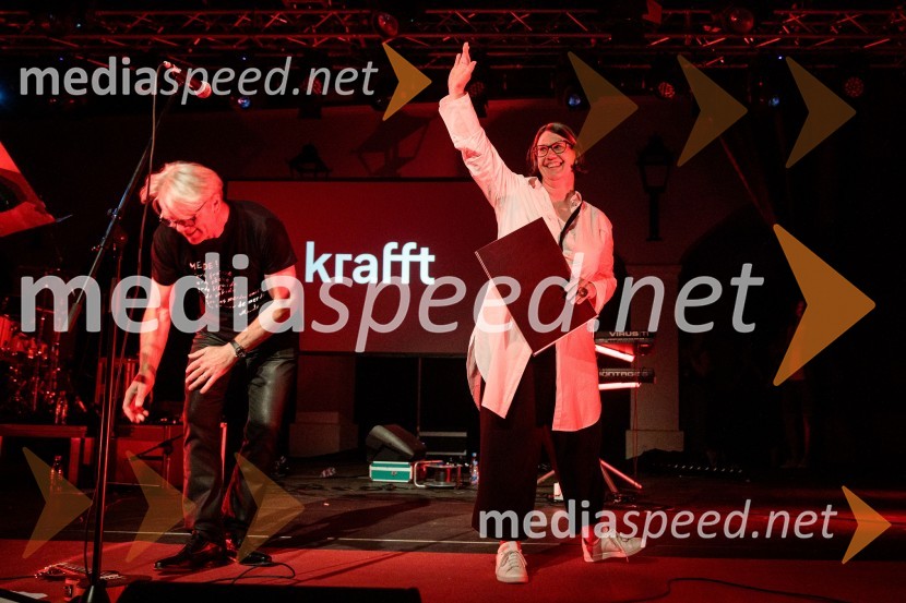  Branko Završan, igralec;  Maja Sever, igralkaFilmski festival Krafft, zaključek