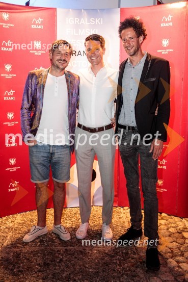  Anže Zevnik, igralec;  Janez Černe, podžupan Mestne občine Kranj;  Toni Cahunek, igralec, novinarFilmski festival Krafft, zaključek