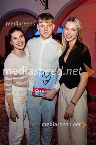  ... ;  Viktor Benóný, igralec;  Klara Kuk, igralka, manekenkaFilmski festival Krafft, zaključek